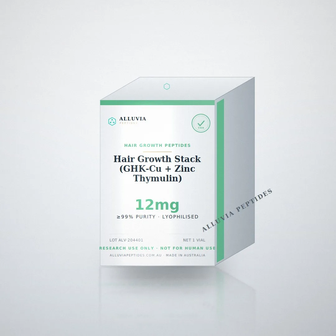 Hair Growth Stack (GHK-Cu + Zinc Thymulin) 12mg - Image 2
