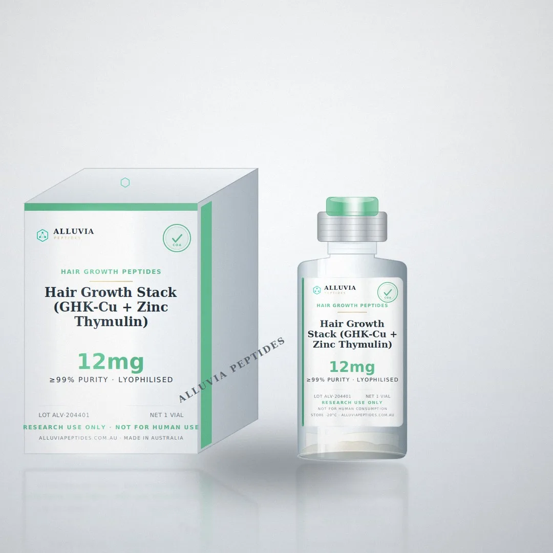 Hair Growth Stack (GHK-Cu + Zinc Thymulin) 12mg - Image 3